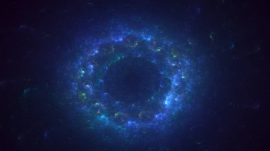 3B soyut yuvarlak ışık arkaplanı oluşturma