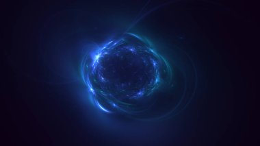 3B soyut renkli fraktal ışık arkaplanı oluşturma