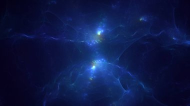 Soyut çok renkli fraktal ışık arkaplanı 3B görüntüleme