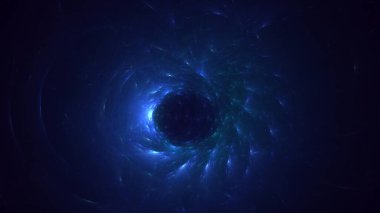 Soyut çok renkli fraktal ışık arkaplanı 3B görüntüleme