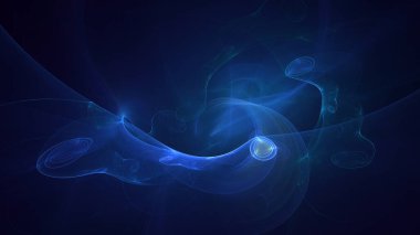 3B soyut renkli fraktal ışık arkaplanı oluşturma