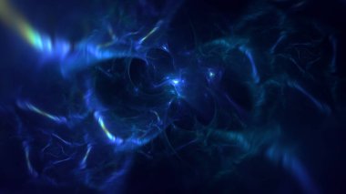 Soyut çok renkli fraktal ışık arkaplanı 3B görüntüleme