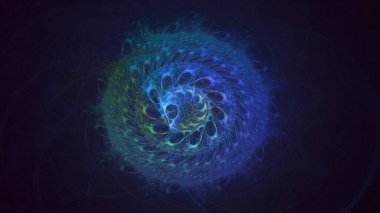 3B soyut yuvarlak ışık arkaplanı oluşturma