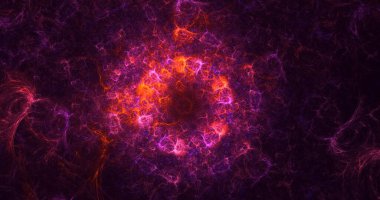 Soyut çember ışık arkaplanı oluşturuluyor