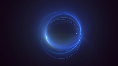 3D, soyut çok renkli teknoloji fraktal ışık arkaplanı oluşturuluyor