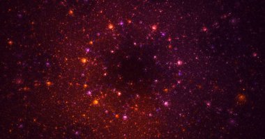 Soyut çember ışık arkaplanı oluşturuluyor