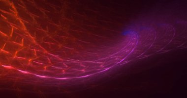 3B soyut renkli fraktal ışık arkaplanı oluşturma