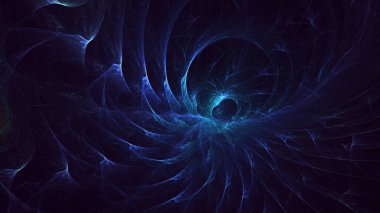 Soyut çok renkli fraktal ışık arkaplanı 3B görüntüleme