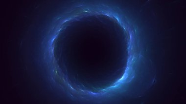 Soyut çok renkli fraktal ışık arkaplanı 3B görüntüleme