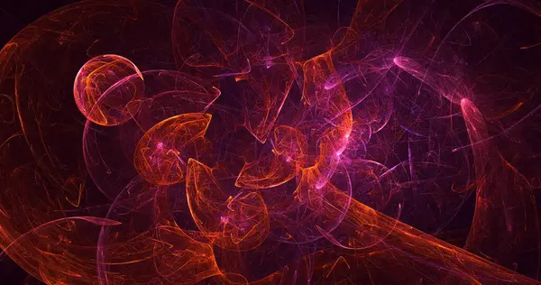 stock image 3D rendering abstract multicolor fractal light background