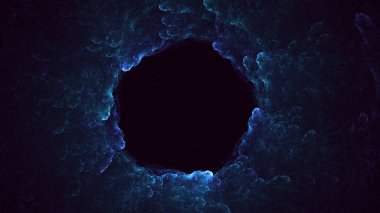 Soyut çok renkli fraktal ışık arkaplanı 3B görüntüleme