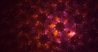 3B soyut renkli fraktal ışık arkaplanı oluşturma