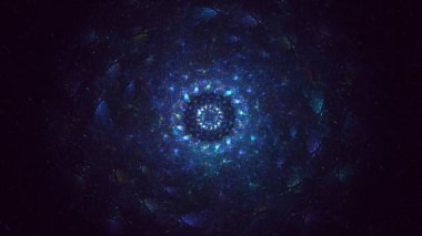 Soyut çember ışık arkaplanı oluşturuluyor