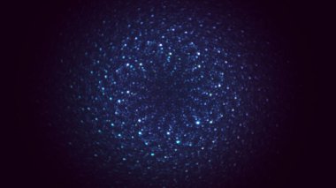 Soyut fraktal ışık arkaplanı 3 boyutlu oluşturuluyor