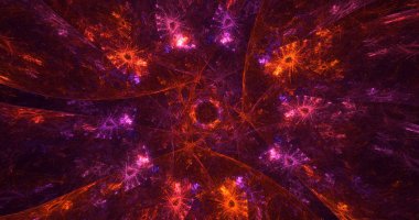 3B soyut yuvarlak ışık arkaplanı oluşturma