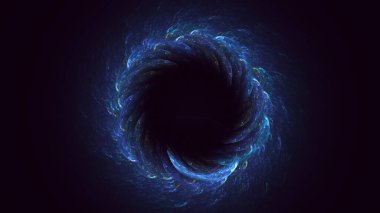 3D, soyut çok renkli teknoloji fraktal ışık arkaplanı oluşturuluyor