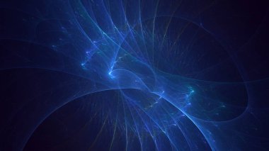 Soyut çok renkli fraktal ışık arkaplanı 3B görüntüleme