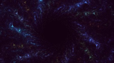 3B, soyut yuvarlak ışık arkaplanı oluşturma