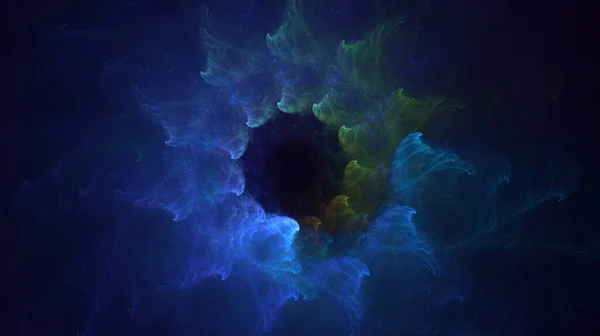 Рендеринг Абстрактного Многоцветного Фрактального Фона — стоковое фото