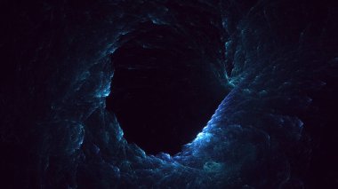 Fraktal 3D görüntüleme soyut ve parlak arkaplan