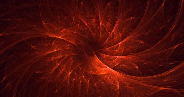 3D, soyut çok renkli teknoloji fraktal ışık arkaplanı oluşturuluyor