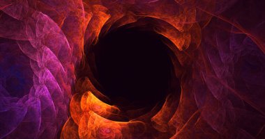 3B, soyut yuvarlak ışık arkaplanı oluşturma