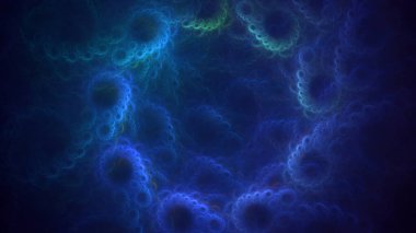 3B, soyut yuvarlak ışık arkaplanı oluşturma