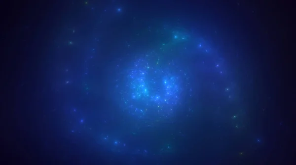 三维渲染抽象的多色超新星分形背景 — 图库照片