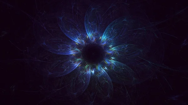 Renderizado Abstracto Multicolor Supernova Fractal Fondo Luz —  Fotos de Stock