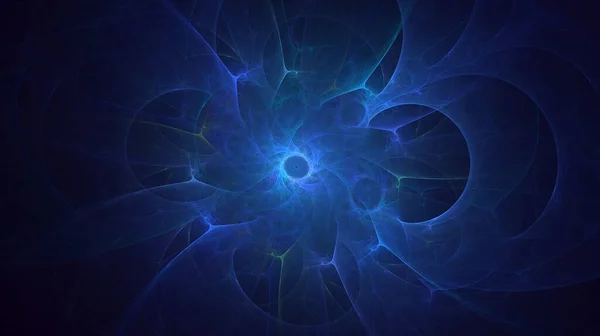 Απόδοση Αφηρημένη Πολύχρωμη Supernova Fractal Φως Φόντο — Φωτογραφία Αρχείου