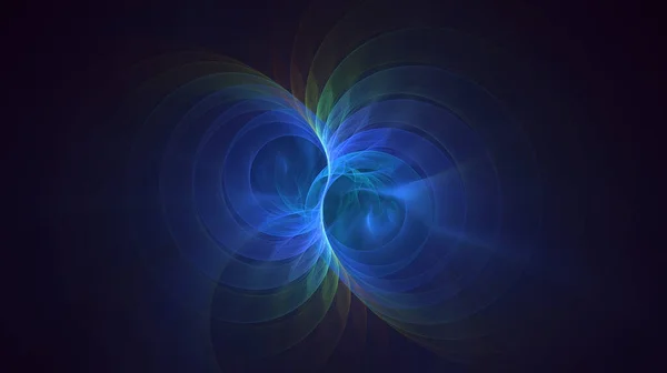 Rendering Abstrakt Flerfärgad Supernova Fraktal Ljus Bakgrund — Stockfoto