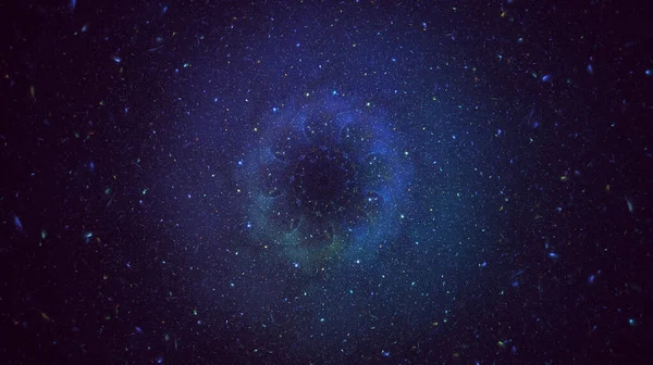 Rendering Astratto Multicolore Supernova Frattale Sfondo Chiaro — Foto Stock
