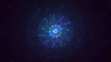 Soyut çember ışık arkaplanı oluşturuluyor