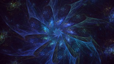 Soyut çember ışık arkaplanı oluşturuluyor