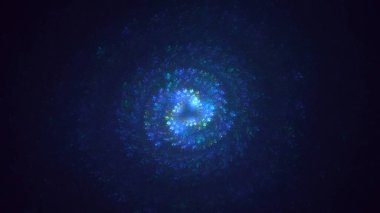 3B, soyut fantezi ışık fraktal arkaplanı oluşturma