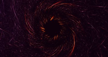 Soyut fraktal ışık arkaplanı 3 boyutlu oluşturuluyor