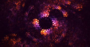 Soyut çember ışık arkaplanı oluşturuluyor