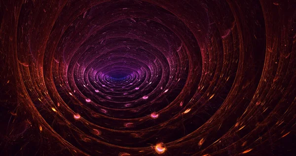 3B soyut renkli fraktal ışık arkaplanı oluşturma