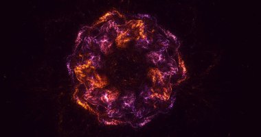 3B soyut yuvarlak ışık arkaplanı oluşturma