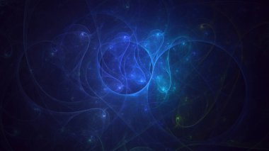 3B soyut renkli fraktal ışık arkaplanı oluşturma