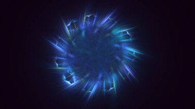 Soyut çember ışık arkaplanı oluşturuluyor