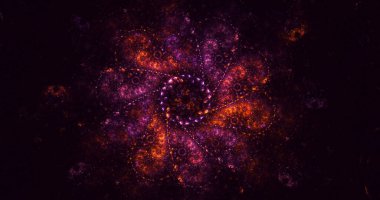 3B, soyut yuvarlak ışık arkaplanı oluşturma