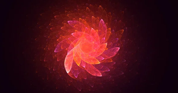 Soyut Çok Renkli Fraktal Işık Arkaplanı Görüntüleme — Stok fotoğraf