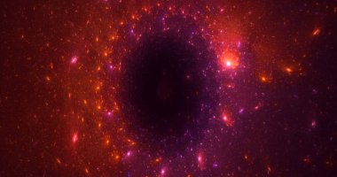 3B, soyut yuvarlak ışık arkaplanı oluşturma