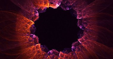 3B, soyut yuvarlak ışık arkaplanı oluşturma