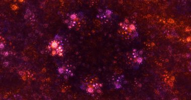 3B, soyut yuvarlak ışık arkaplanı oluşturma