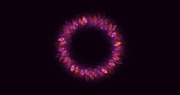 3Dレンダリング抽象的な丸い穴の光の背景 — ストック写真