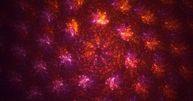 3B, soyut fantezi ışık fraktal arkaplanı oluşturma