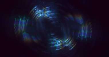 Soyut fraktal ışık arkaplanı 3 boyutlu oluşturuluyor