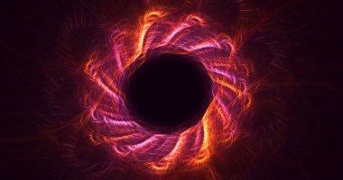 3B, soyut fantezi ışık fraktal arkaplanı oluşturma